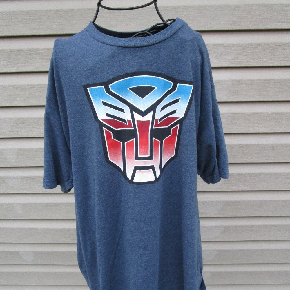 Transformers T-shirt Blue Size XL